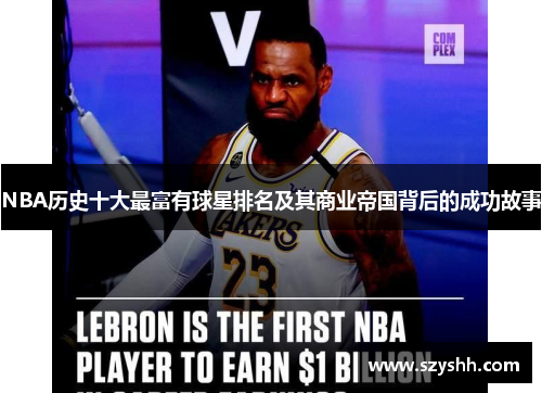 NBA历史十大最富有球星排名及其商业帝国背后的成功故事